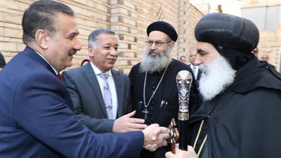 أبو ليمون يهنئى أسقف المنوفية والأخوة الأقباط بعيد الميلاد المجيد