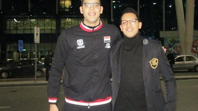 محمد عامر بطل سلاح السيف يشارك في الجائزة الكبرى بكندا