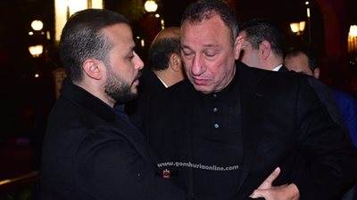نجوم الرياضة والإعلام يشاركون عزاء عم محمد الجارحي عضو مجلس إدارة الأهلي