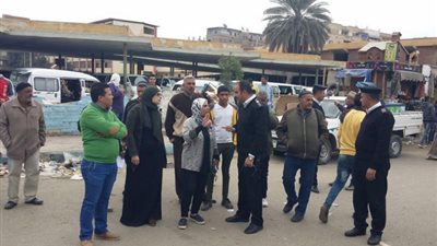 حملة مكبرة لازالة الاشغالات بحى السويس