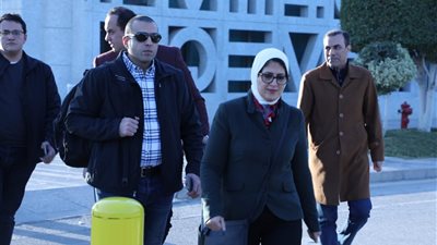 وزيرة الصحة تصل الاقصر لمتابعة تجهيزات منظومة التامين الصحي الجديد