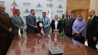 بروتوكول تعاون بين جامعة بنها والهيئة العامة لمحو الأمية وتعليم الكبار