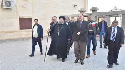 محافظ أسيوط يتفقد كنائس دير السيدة العذراء بدرنكه ومشروع تطوير مسار رحلة العائلة المقدسة