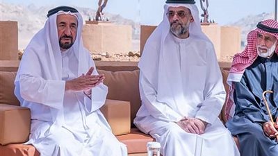 بالصور...حاكم الشارقة يفتتح الحديقة الجيولوجية في بحيص