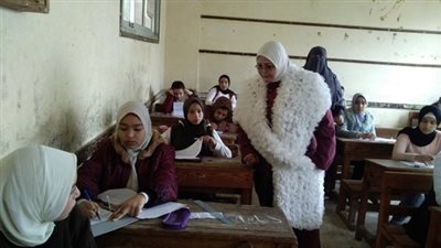 وكيل تعليم كفر الشيخ تتابع امتحانات الاعدادية