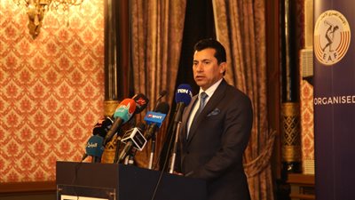 وزير الشباب يشهد المؤتمر الصحفي للإعلان عن إطلاق سباق 