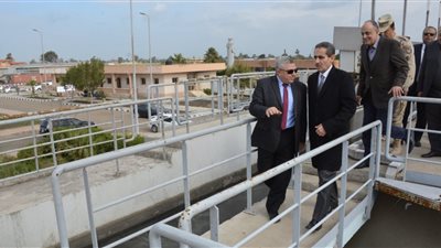 محافظ الغربية .. يتفقد محطة معالجة مياه الصرف الصحي والصناعي بالدواخلية بالمحلة الكبرى