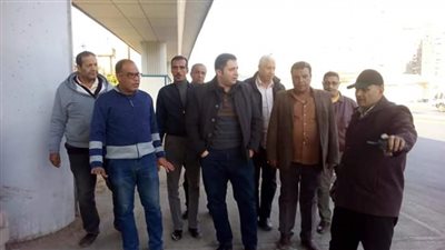 نائب محافظ المنطقة الشمالية يتفقد منطقة أغاخان بمحور روض الفرج .. صور
