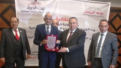 خالد خلف الله .. نائب مستقبل وطن بنجع حمادى يحصد لقب الأفضل برلمانياً