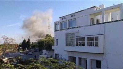 إصابة 5 اشخاص فى انفجار وزارة الخارجية الليبية