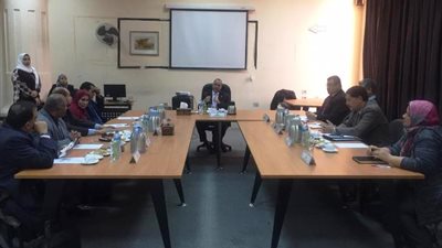 انعقاد مجلس شئون التعليم والبحوث وخدمة المجتمع لجامعة مطروح