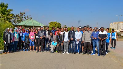 سباق الطريق فى جامعة السويس