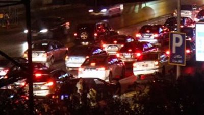توقف حركة المرور بمحور 26 يوليو بسبب تعطل أتوبيس