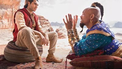 ينا مسعود وسميث يتصدران افيش فيلم علاء الدين