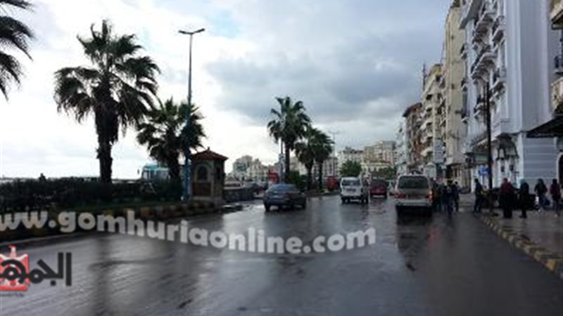 تساقط امطاربالاسكندرية