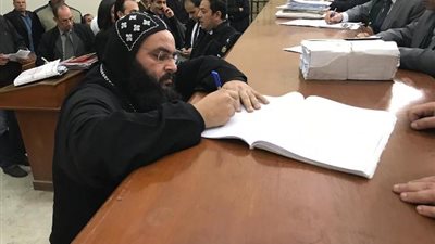 بالفيديو والصور تعرف علي تفاصيل الجلسة السابعة فى قضية مقتل رئيس دير الأنبا مقار بوادي النطرون