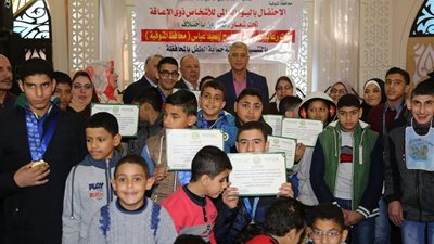 محافظ المنوفية يشارك في إحتفالية اليوم العالمي لذوي الإعاقة