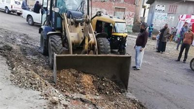 الهوارى يقود حملة توسعات طرق صان الحجر