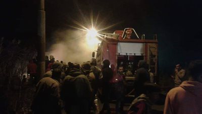 السيطرة على حريق هائل بشونة مخلفات زراعية بالدقهلية
