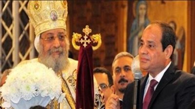 السيسى يهنئ الأخوة الأقباط بعيد الميلاد المجيد