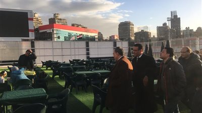 سلامة وحسب الله يزوران نادى الزمالك
