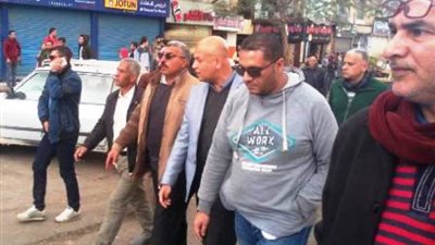 جهاز العبور يشن حملة اشغالات ومخالفات بشوارع المدينة.. بالصور