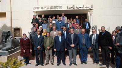 وزيرا الزراعة والآثار يتفقدان المتحف الزراعي بالدقي