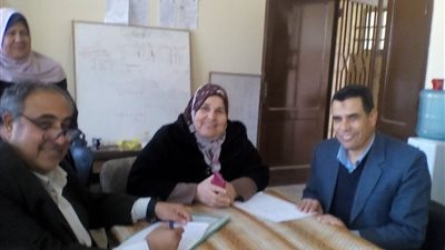 طلاب الصف الأول الثانوي بالخانكة سعداء بامتحان الجغرافيا