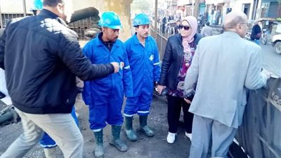 رئيس مدينة الحامول الانتهاء من محطة رفع صرف الجامع الكبير قريباً
