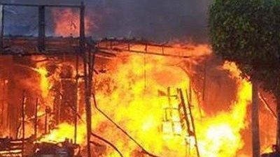 السيطرة على حريق هائل في مزرعة ونفوق 12 ألف كتكوت بالبحيرة