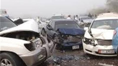مصرع ٢ واصابة ٣٥ في انقلاب حافلة ركاب عائدة من جنازة