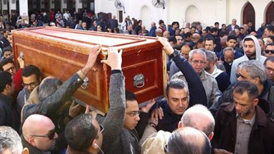 غياب نجوم الفن عن جنازة سعيد عبد الغنى الصور