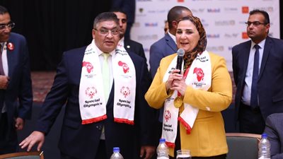 القباج للمشاركين في ختام الأولمبياد الافريقية الخاص: فخورون بكم ويجب أن تفخروا بأنفسكم-صور
