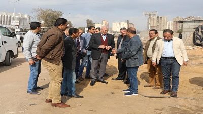 محافظ الجيزة يتفقد شوارع البحر الاعظم والمنيب