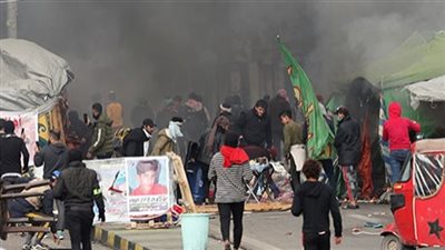 صدامات وإطلاق للرصاص الحي يخلف جرحى في ساحة الوثبة بغداد