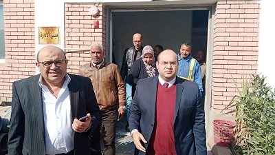 نائب محافظ الجيزة يتفقد محطة الصرف الصحي بناهيا