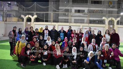جامعة السادات تشارك بمعرض الفنون التشكيلية بـأسبوع فتيات الجامعات بالفيوم