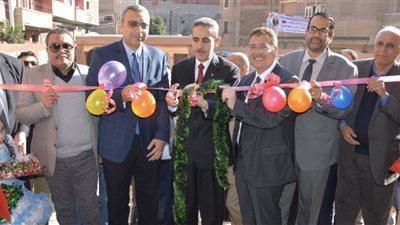 رحمى وعطا يفتتحا مدرسة مؤسسة صبحى ذيدان الإبتدائية بقرية ميت يزيد بالسنطة