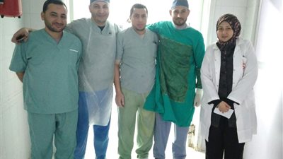 إجراء ٨ عمليات جراحية متنوعة وجراحة مناظير الركبة بمستشفى الصالحية
