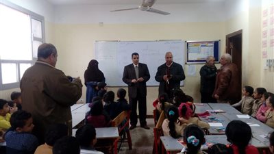 توصيل التيار الكهربي لمدرسة أجهور الكبري بتعليم قها