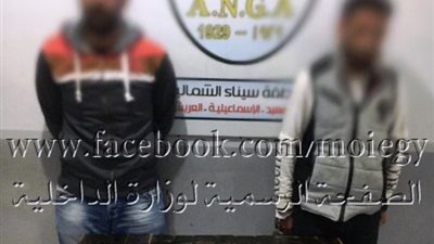 ضبط عاطلين بالإسماعيلية وبحوزتهما 72 طربة حشيش