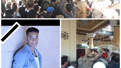 المنوفية تودع جثمان الشهيد الكفراوي إلى مثواه الأخير بمسقط رأسه بمنشأة جريس