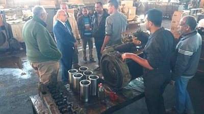 إعادة صيانة المعدات حفاظاً على المال العام بالوادى الجديد