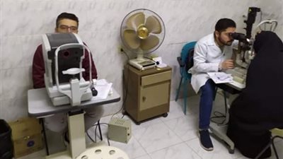 قافلة المنصوره تنهى أعمالها بتوقيع الكشف على 1056 مواطن بالوادى ا