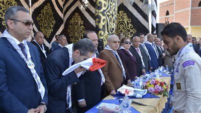 محافظ الغربية ونائبه يشهدان إفتتاح المهرجان الكشفي ١٥لجوالي وجوالات جامعة طنطا