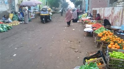 نقل السوق العشوائي بهربيط ..وحملة مكبرة لإزالة الاشغالات