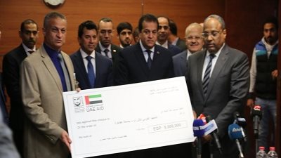 وزير التعليم العالى يشهد تسلم 