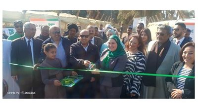 البنك المصري لتنمية الصادرات ومؤسسة مصر الخير يفتتحان 26 صوبة زراعية