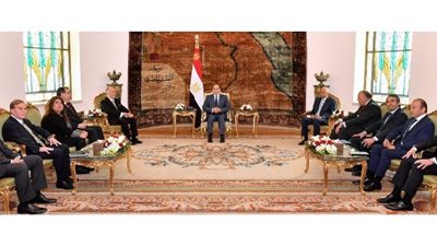 الرئيس السيسي يستقبل رئيس مجلس النواب الشيلي