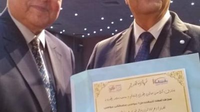 تكريم موسى مصطفى موسى فى مكتبة مصر الجديدة